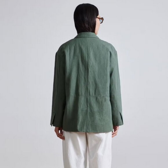 Apiece Apart Oversize Boyfriend Blazer – Thyme Green - S - Picture 3 of 11
